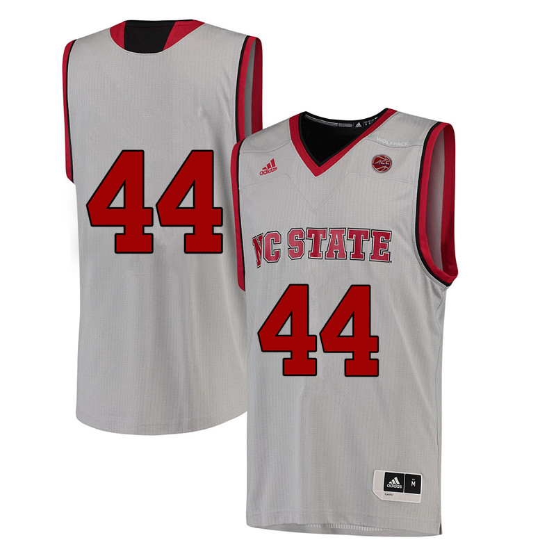 Men #44 David Thompson NC State Wolfpack College Basketball Jerseys-White - Click Image to Close